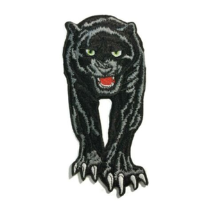 Parches Bordados de Alta Calidad al por Mayor, Parches Termoadhesivos de Pantera Negra, Parche Bordado, Insignia Personalizada - Product Image 3
