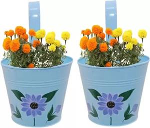 Suministros de Metal para decoración de jardín, macetas de hierro, macetas para colgar en la pared, Cubo de Metal, soporte para flores, decoración de jardín, regalo, planta de regalo - Product Image 3