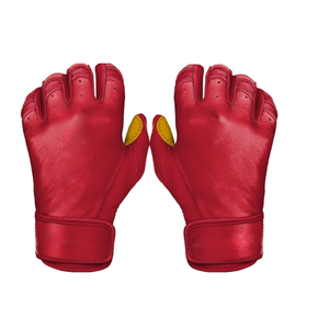 Venta al por mayor Fabricante Mejor Calidad Heavy Duty Custom Deportes Batting Cabretta Cuero Guantes de béisbol Unisex - Product Image 6