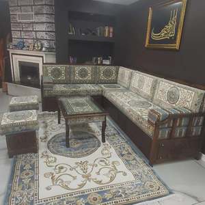 โซฟาห้องนั่งเล่นมุมโซฟาชุดห้องนั่งเล่นรูปตัว L ชุดมุมหรูหรามุมโซฟาที่นั่ง - Product Image 4