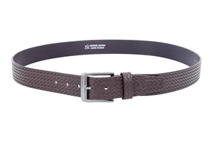 Cinturón Moderno de Cuero Genuino, Suave y Duradero, Cuero Premium con Hebilla Personalizada, Herrajes con Logotipo y Diseño Personalizados - Product Image 4