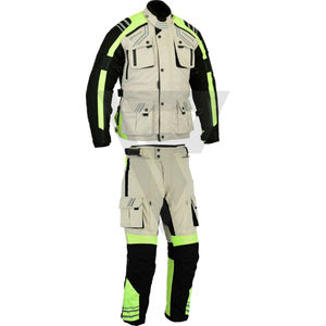 Chaqueta de Motociclismo Impermeable y Transpirable para Adultos, Marca Green XL Racing Team Sportswear, con Múltiples Bolsillos Extraíbles y Protección Contra el Viento - Product Image 5