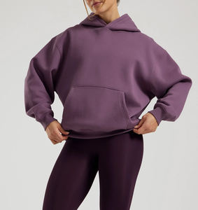 Premium Streetwear Sweat à capuche surdimensionné Sweats à capuche pour femmes Sweat-shirt respirant à épaules tombantes avec sweats à capuche coupe ample esthétique - Product Image 6