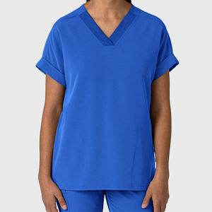 ชุดขัดตัวสำหรับแพทย์โรงพยาบาลซักได้เสื้อสครับไหล่ตกผ้าเนื้อนุ่มพรีเมี่ยม - Product Image 1