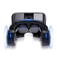 Casque de réalité virtuelle portable 3D VR Glasses Box pour films et jeux avec compatibilité Google Cardboard Smart VR