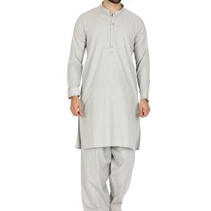 Calidad Premium largo Formal hombres Shalwar Kameez poliéster sólido transpirable y sin arrugas proveedor directo de fábrica - Product Image 1