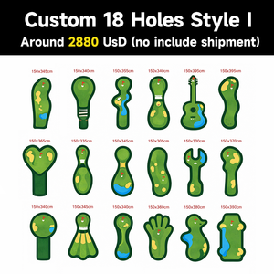 Campo de <span class=keywords><strong>Mini</strong></span> <span class=keywords><strong>Golf</strong></span> Personalizado de Fábrica con 18 Hoyos, Diseño Gratuito, Plegable, Portátil, Césped Artificial - Product Image 2