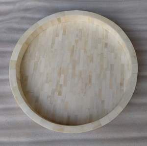 BOOST INLAY TRAY PLATEAU DE SERVICE FAIT À LA MAIN LUXE Os Incrustation Ramadan Petit Déjeuner Alimentaire Fruits Café Thé Plateau Décoratif - Product Image 2