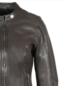 Vente en gros Meilleur prix Veste en cuir véritable personnalisée pour femmes Design élégant 202 - Product Image 4