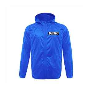 Pull coupe-vent GAA de style classique imperméable avec doublure en maille thermique et broderie de logo OEM quantité minimale de commande - Product Image 2