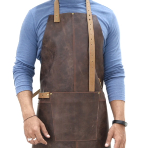 Chef estilista delantal parrilla restaurante Bar tienda cafés belleza uñas estudios uniforme cuero cocina Delantales para mujer hombre - Product Image 1