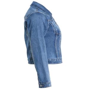Vente en gros Nouveau style d'automne Veste en jean tricotée pour femmes à la mode - Product Image 3