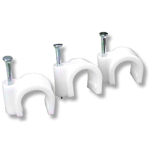 Set di elementi di fissaggio con dado e perno bianchi mm. 5-6 100 Pezzi. - Product Image 1