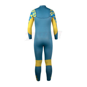 ชุดว่ายน้ำนีโอพรีนแบบเต็มตัวสำหรับสตรีมีซิปด้านหน้าระบายอากาศได้สำหรับโต้คลื่นและชุดดำน้ำเทคนิคการพิมพ์ - Product Image 6