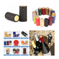 Capsules thermorétractables en PVC de haute qualité pour bouteilles de vin, ruban adhésif vertical pour l'emballage de vin et de boissons