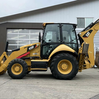 Cargadora de Ruedas Usada Caterpillar 420F, Retroexcavadora Compacta para Trabajos Agrícolas y en Obras