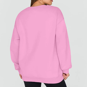 Sweat-shirt à capuche pour femme en coton 100% personnalisé à manches longues en polaire à séchage rapide respirant de haute qualité pour l'extérieur - Product Image 2