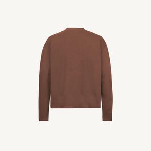 Camisetas de Manga Larga para Hombre al por Mayor, Personalizadas, de Color Sólido, 310 Gramos, 100% Algodón, Lavadas con Ácido, Cuello Redondo, Corte Holgado, Ecológicas - Product Image 2