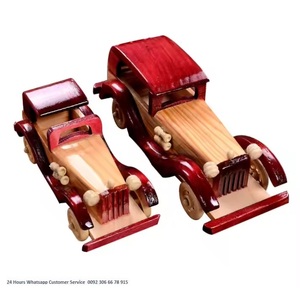 โมเดลรถไม้งานฝีมือทำจากไม้ที่หรูหราในการตกแต่งห้องของคุณ - Product Image 4
