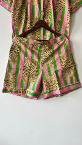 Conjunto de pijama corto de algodón 100% para mujeres y niñas, estampado térmico de invierno, ropa de fiesta nupcial corta - Product Image 4