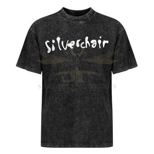 Diseña tu propio logotipo Camiseta Vintage para hombre Camiseta vintage de cuello redondo Camiseta vintage de ropa de calle Camiseta vintage - Product Image 1