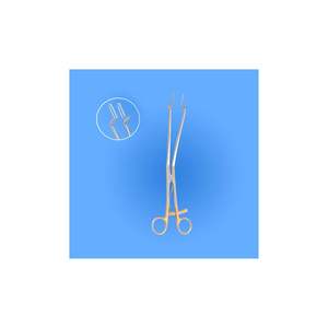 Spéculum endocervical Kogan 11 pouces (27,9 cm) Ensemble d'instruments Poignées à anneau décalées manuelles avec vis de réglage Mâchoires fenêtrées 5 x 25 mm - Product Image 4