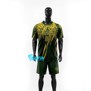 Vêtements de sport en gros, industrie de l'habillement, motif graffiti personnalisé, uniforme de volley-ball orange et noir, orange et noir - Product Image 1