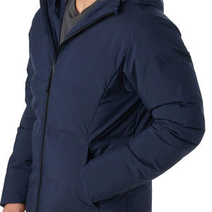 Veste matelassée personnalisée pour hommes Streetwear épais à capuche imperméable à manches régulières avec vêtements personnalisés à la mode - Product Image 2