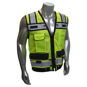 Gilet de sécurité pour hommes, fabrication en usine, matériau respirant sur mesure, gilet de sécurité coupe ajustée pour hommes - Product Image 1