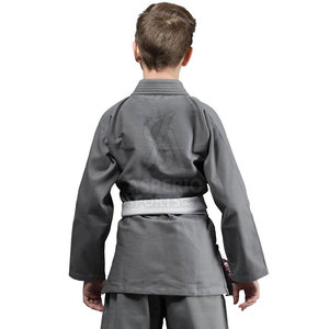 Costumes de Jiu Jitsu de couleur vierge unie pour hommes avec logo personnalisé - Product Image 3