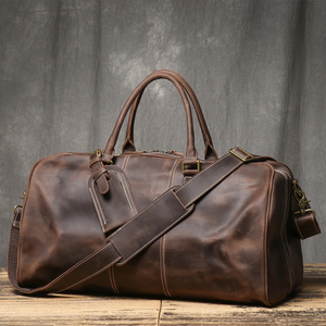 Sac de voyage en cuir avec fermeture à glissière pour les voyages et l'usage quotidien - Product Image 6