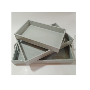 Nouveau plateau en bois design de qualité supérieure en forme de rectangle pour les fournisseurs d'hôtels et de restaurants - Product Image 6