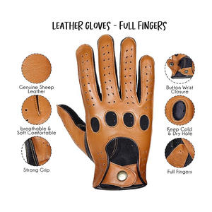 ถุงมือหนังแท้คุณภาพสูงสนับมือทันสมัยเหมาะสำหรับฤดูหนาวกลางแจ้งรักษาหน้าจอสัมผัสที่อบอุ่นเป็นมิตรกับสิ่งแวดล้อมเพื่อความสบาย - Product Image 4