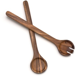 Ensemble de couverts de cuisine en bois de luxe fabriqués à la main écrou mural finition cuillère en bois hôtels mariage décoration de table de haute qualité - Product Image 6