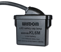 Lampe de Casque WISDOM KL6M Rechargeable au Lithium Lampe Minière LED Lampe Frontale Minière Souterraine