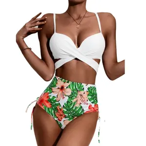 Neue Mode Frauen verwenden BH-Set zum Verkauf Online Beste Qualität Drei Stück Bikini-Set