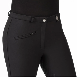 Jodhpurs personalizados de alta calidad para montar a caballo Cómodo agarre de cuero de asiento completo con parche de rodilla de silicona Pantalones elegantes - Product Image 5