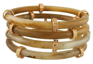 Elegante joyería Bohemia para mujeres y hombres, brazalete y pulsera de cuerno de búfalo natural hecho a mano ligero y ecológico - Product Image 6