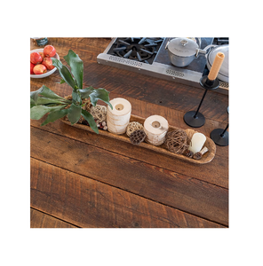 ชามแป้งไม้สำหรับตกแต่งโต๊ะชามแป้งตกแต่งทำจากไม้ - Product Image 6