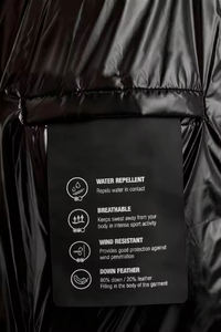 Men's Casual Winter Jacket With Thick Puffer Jacket Warm Hood Winter Outwear Coat <b>Business</b> Hombre Woven Polyester Fabric - Product Image 5