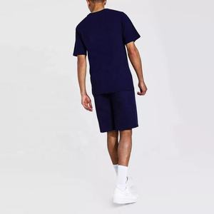 Entièrement personnalisable été décontracté double ensemble XS-6XL T-shirt et short taille élastique solide motif décoration nouveaux vêtements en gros - Product Image 3