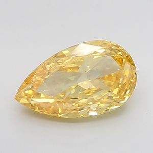 Diamant de laboratoire CVD de luxe de 1,03 carat, taille marquise, jaune vif fantaisie, VS1, certifié IGI, excellente taille, percé au laser, 642431401 - Product Image 1