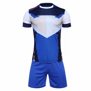 ชุดเสื้อฟุตบอลโพลีเอสเตอร์สำหรับทั้งชายและหญิงชุดเสื้อฟุตบอลสำหรับการฝึกซ้อมแบบสบายโลโก้ตามต้องการ - Product Image 4