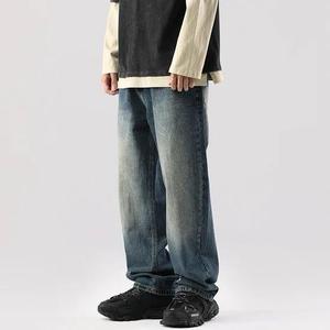 กางเกงผู้ชายทรงหลวมสไตล์ญี่ปุ่นวินเทจอเนกประสงค์สไตล์อเมริกันกระดุมขนาดใหญ่ระบายอากาศได้ดีสำหรับฤดูร้อน - Product Image 5