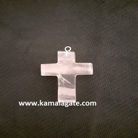 Pendentifs en Gros en Tourmaline Noire Naturelle, Croix Religieuse Sculptée, Pierres Précieuses, Cristal de Guérison Reiki, Breloques Tendance