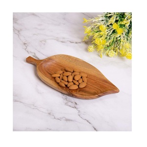 Plato de madera duradero para fiestas que sirven frutas, queso, aperitivos, aperitivos y elegante decoración de exhibición de cocina - Product Image 3