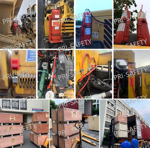Sistem Pemadam Kebakaran Kendaraan Berat PRI-SAFETY VFS-09 dari Baja Anti Karat untuk Truk Tambang dan <span class=keywords><strong>Loader</strong></span>-Aktivasi Otomatis 6-50L - Product Image 6