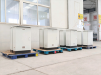 Armoire de distribution basse tension XL CFD IP54 en acier au carbone 380V200A, boîtier de distribution d'énergie secondaire pour réseaux électriques industriels