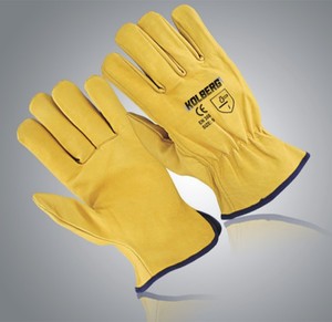 Gants de conduite d'hiver souples en cuir de vachette d'origine Gants de conduite personnalisés de qualité supérieure - Product Image 3