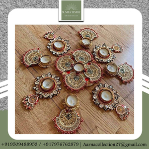 Tapete Rangoli Premium Multicolor para Decoración - Ideal para Diwali, Bodas y Festivales, Diseño Colorido para Portavelas - Product Image 2